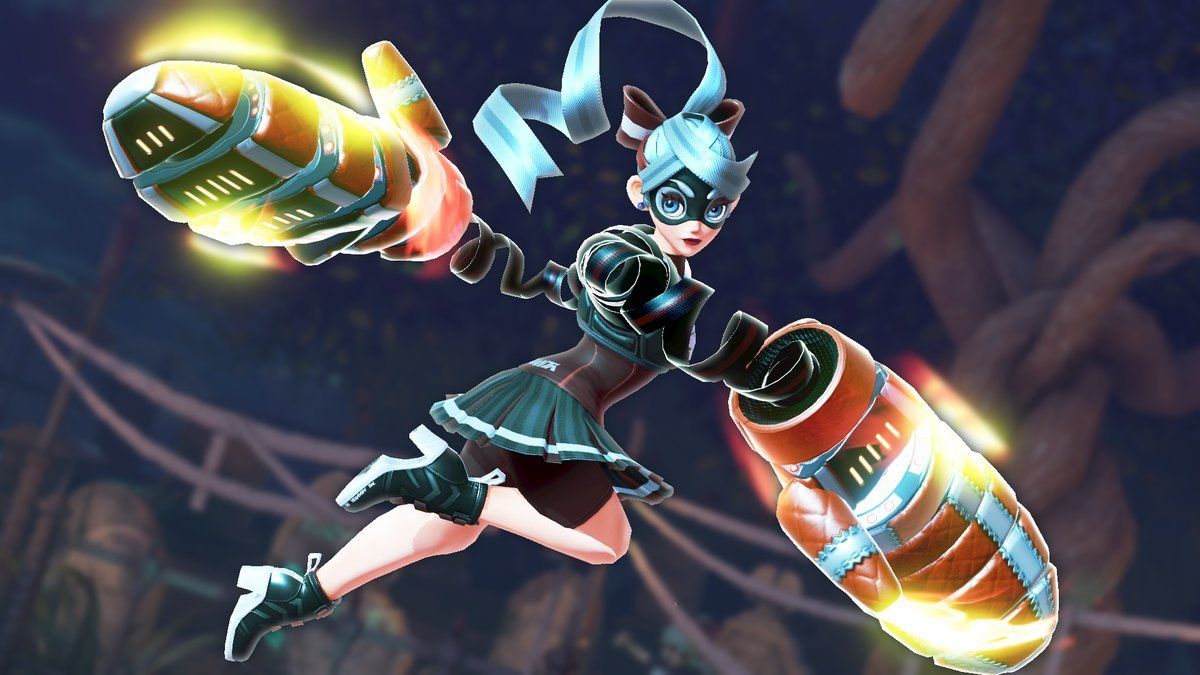 ARMS nos muestra el traje alternativo de Ribbon Girl; además le damos un vistazo al guante Sparky