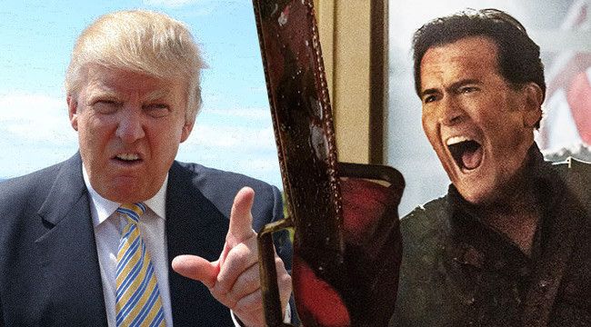 Donald Trump aparece en el nuevo tráiler promocional de Ash vs. Evil Dead