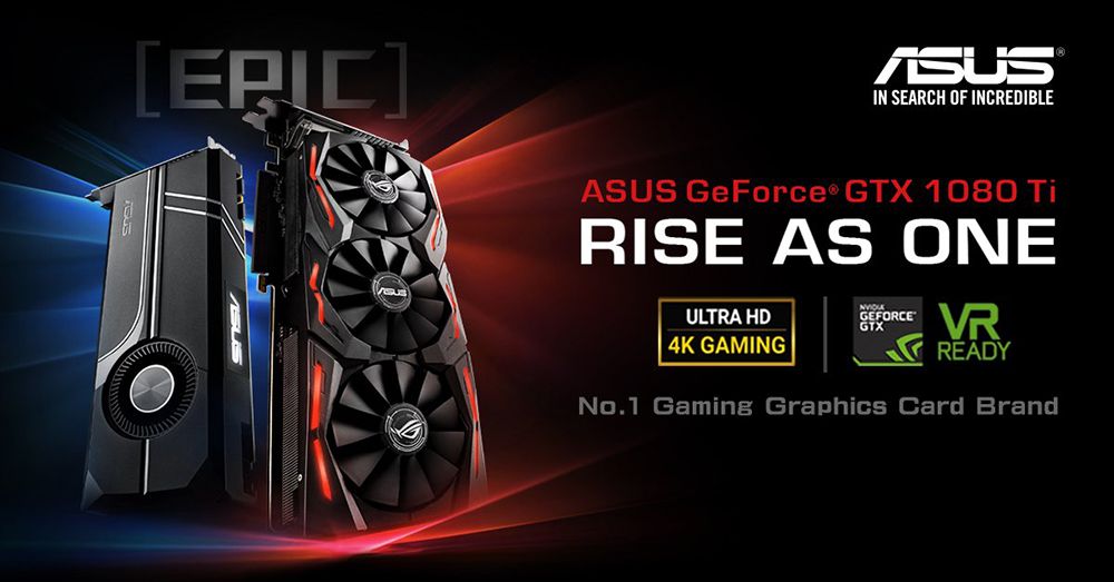 Asus presenta sus nuevas versiones de GTX 1080 Ti