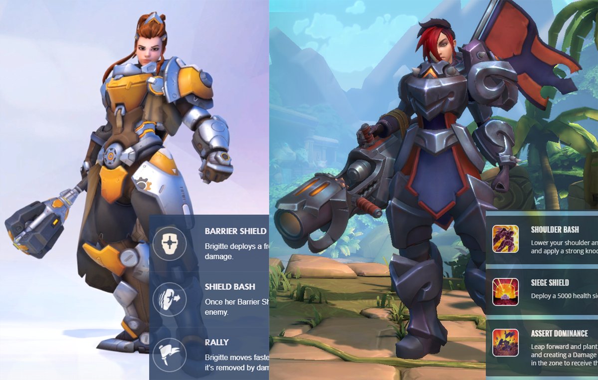 Hi-Rez lanza una indirecta a Overwatch por copiar sus diseños de Paladins