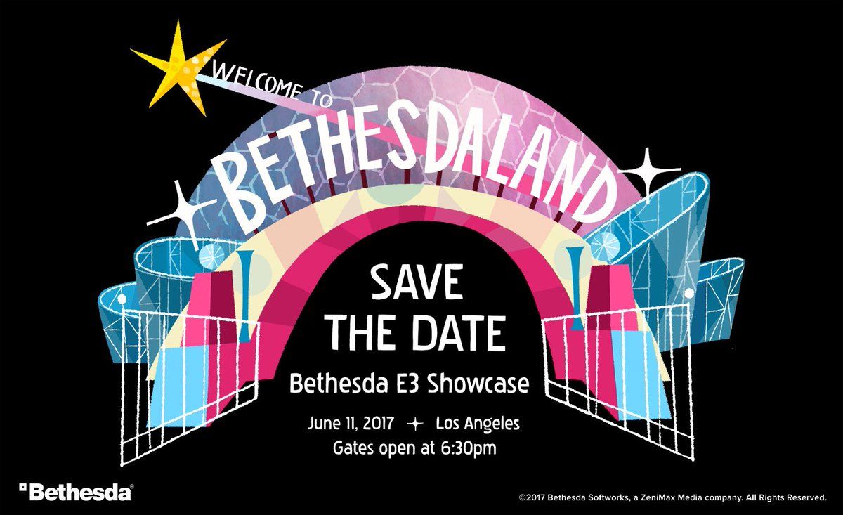 Ya hay fecha y hora para la conferencia de Bethesda en la E3 2017