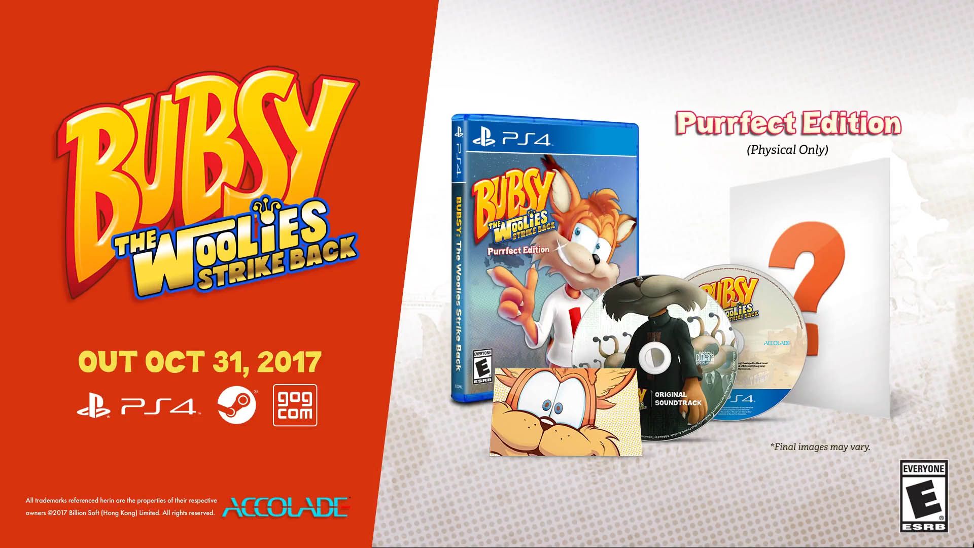 Confirmada la fecha de lanzamiento de Bubsy The Woolies Strike Back para PlayStation 4 y PC