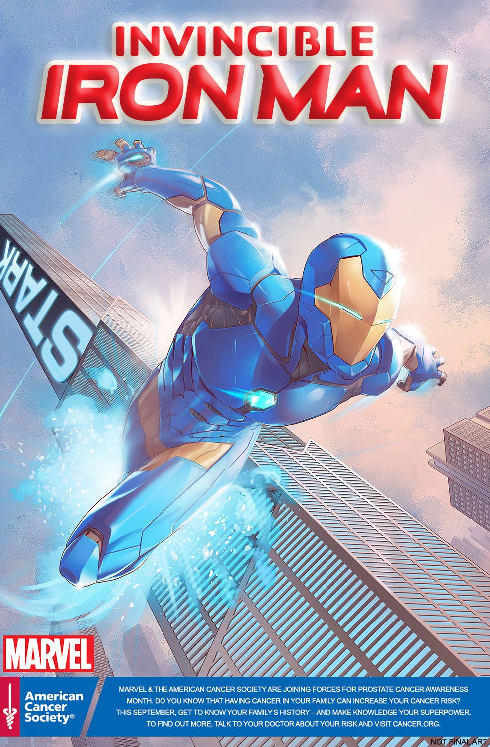 Marvel lucha contra el cáncer de próstata en septiembre