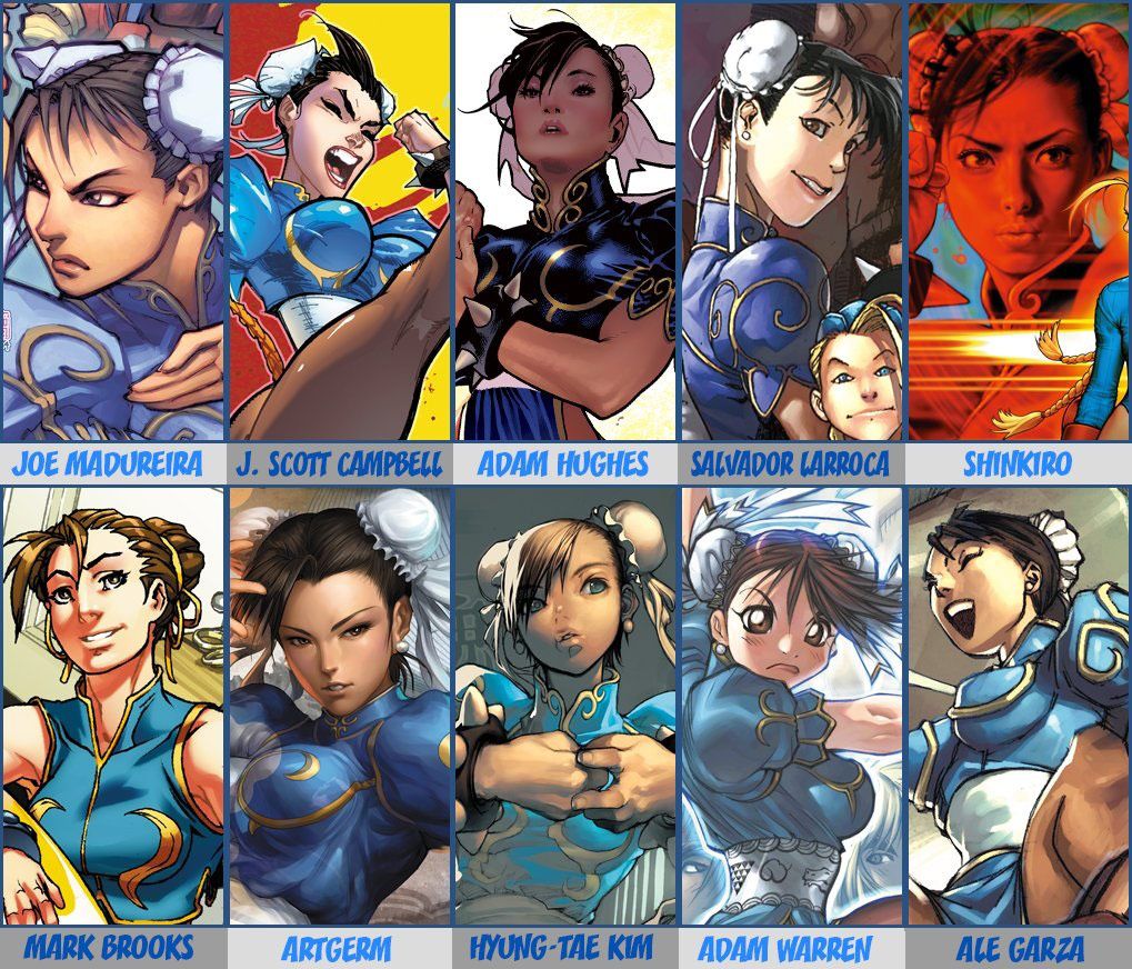 Mira estas espectaculares diseños de Street Fighter por diversos artistas