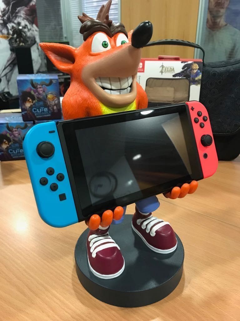 Mira el nuevo soporte de Crash Bandicoot para Nintendo Switch y otros controles