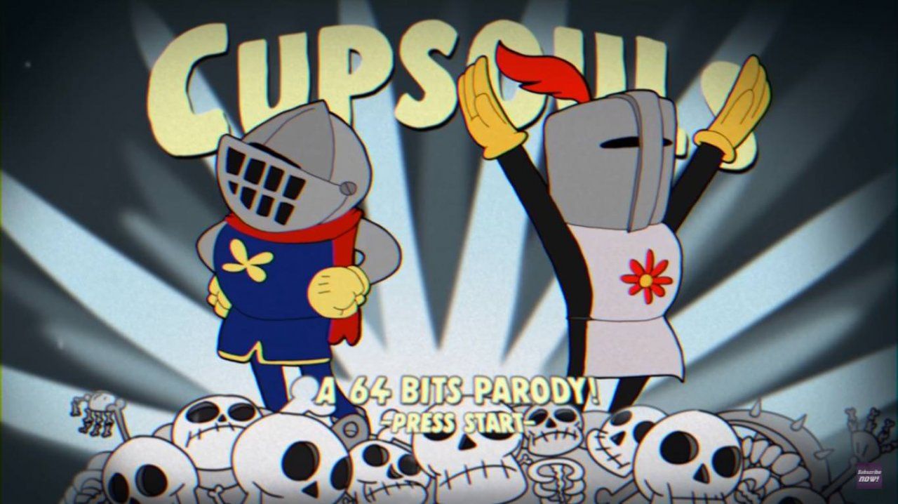 Cuphead y Dark Souls juntos en un excelente vídeo