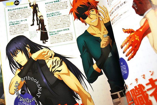 Estas son las nuevas ilustraciones y diseños para el nuevo D. Gray-man