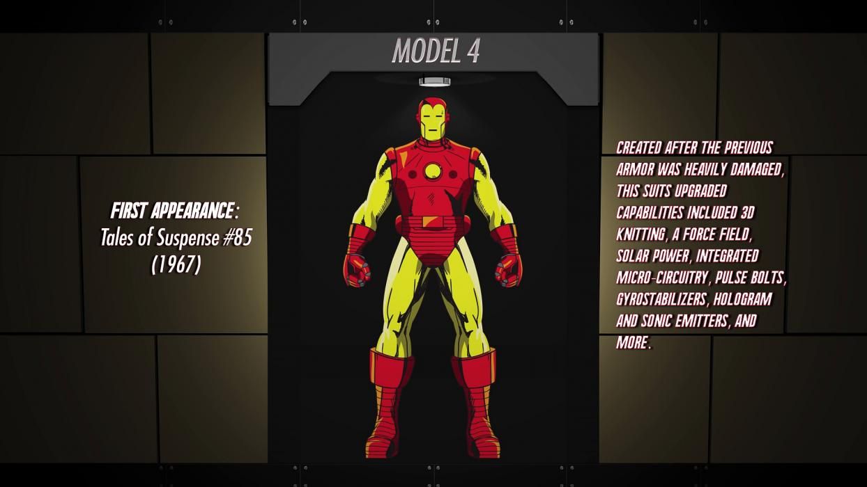 Todas las armaduras creadas por Tony Stark para Iron Man