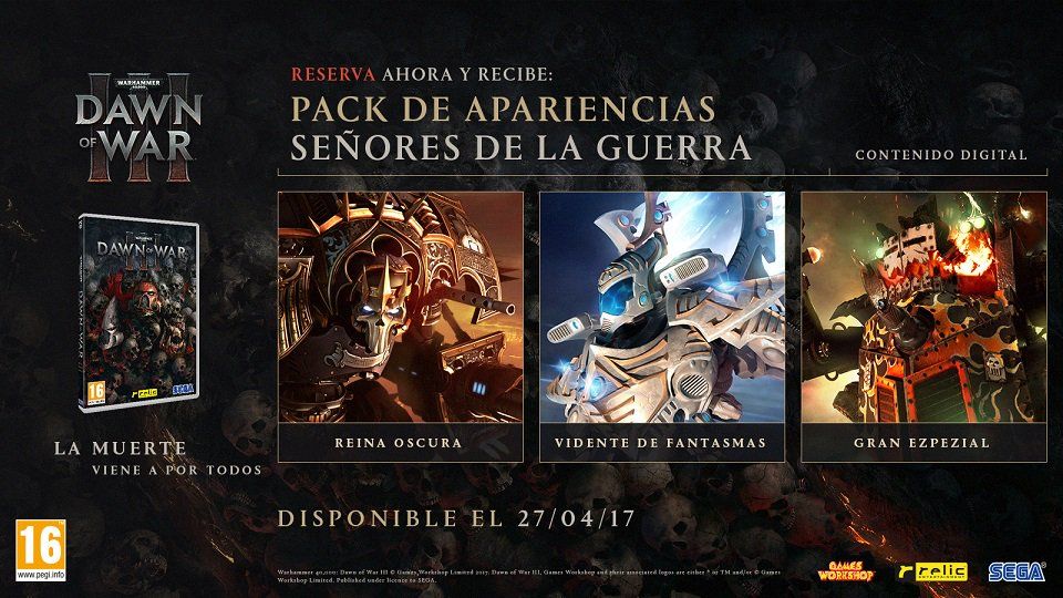 Dawn of War III saldrá el 27 de abril en PC