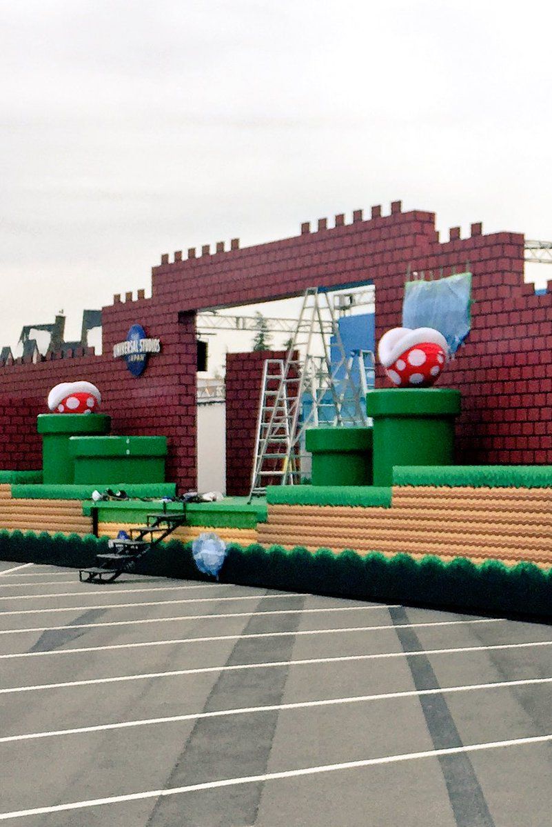 ¡Mira las primeras imágenes del parque de atracciones de Nintendo!