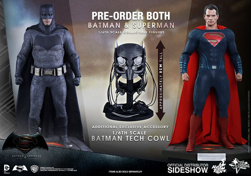 Hot Toys nos presenta las figuras de Batman v Superman: Dawn of Justice