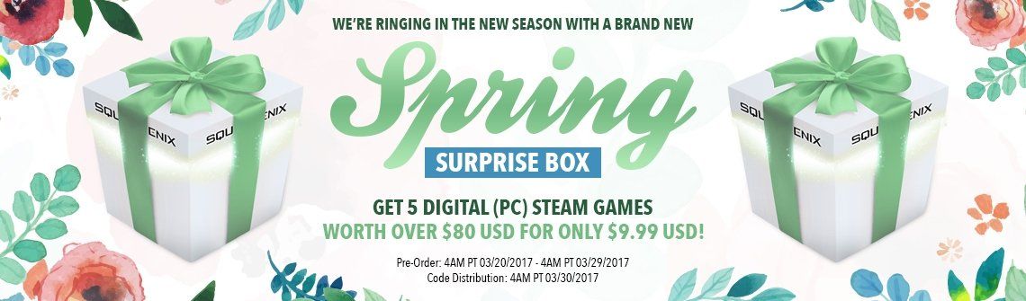 Regresa la Caja Sorpresa de Square Enix para primavera