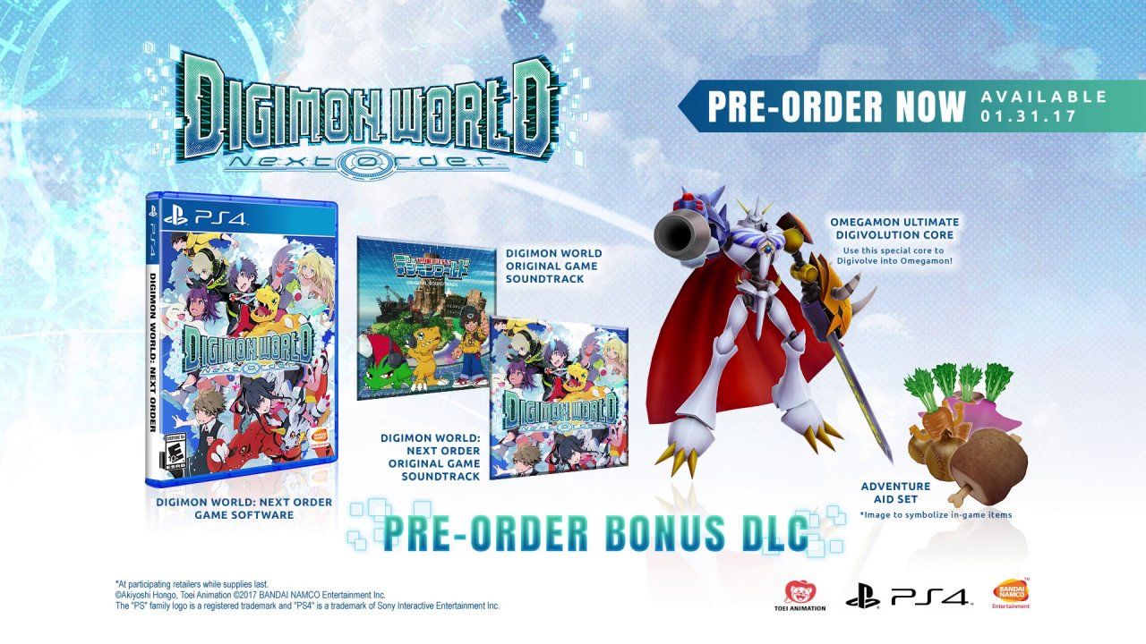 Se filtra la lista de trofeos de Digimon World: Next Order