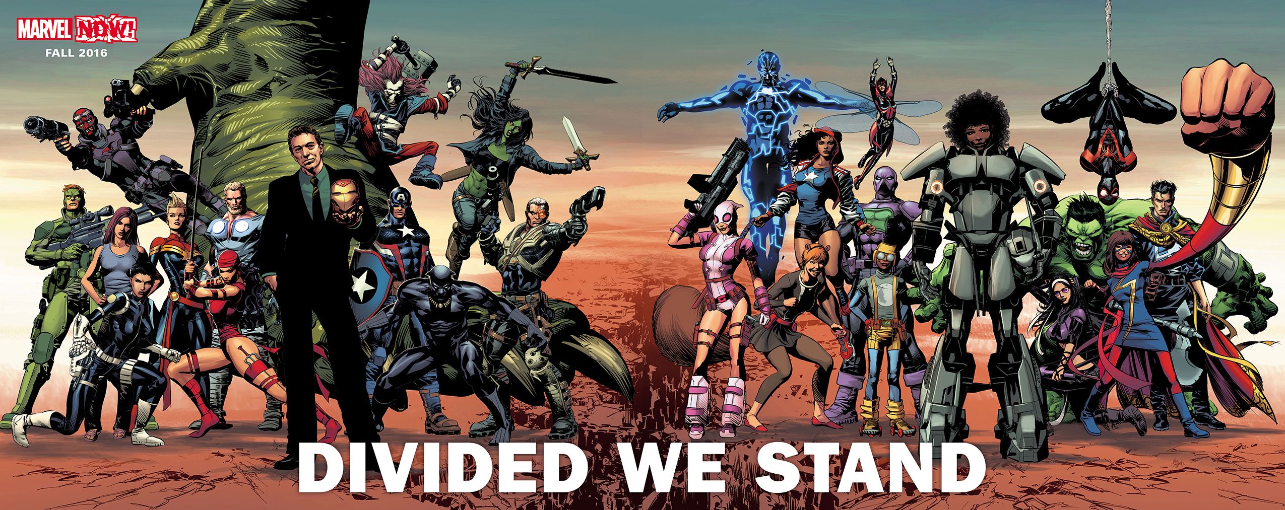 Divided we Stand – Alineación de Marvel post Civil War II