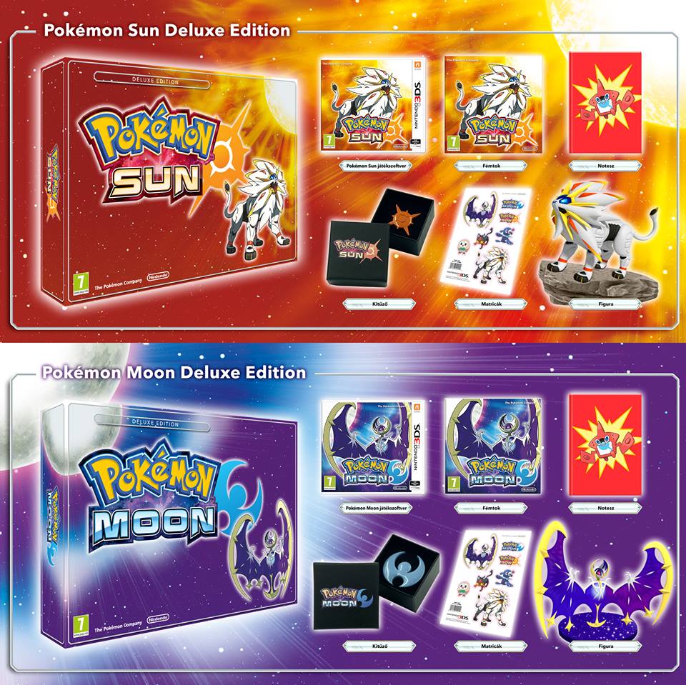 Se anuncia una edición de colección para Pokémon Sun & Moon en Hungría