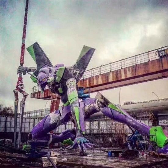 Conoce la estatua de Evangelion que rompió un récord mundial