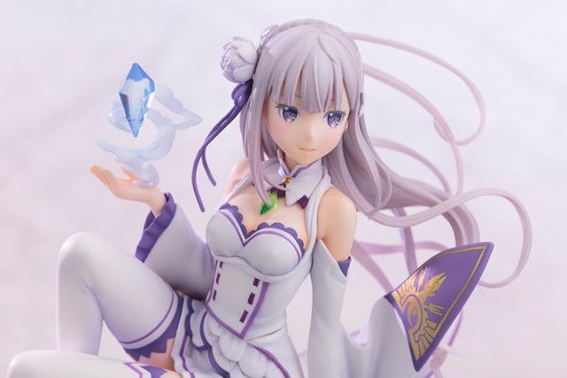 Kotobukiya nos muestra la figura de Emilia, heroína de Re:ZERO
