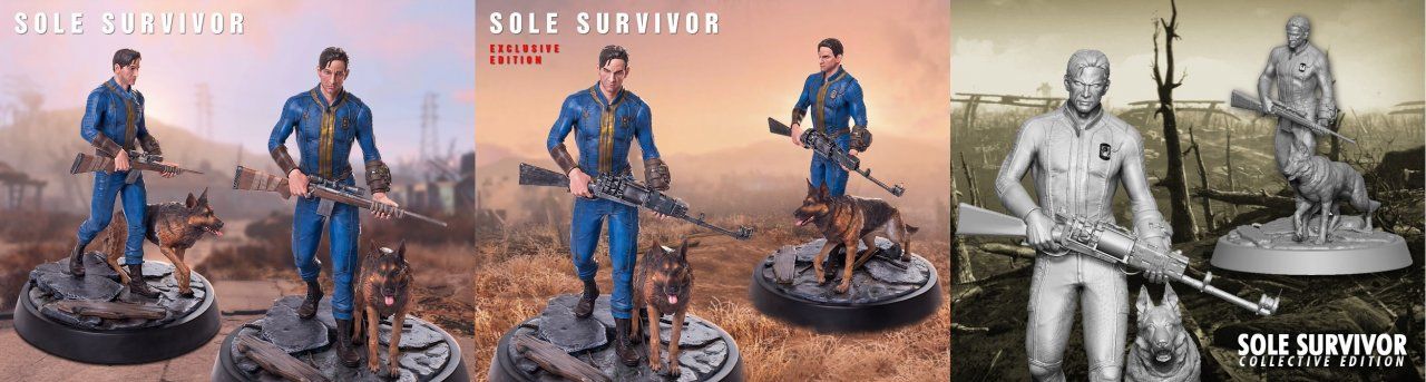 Gaming Heads presenta tres increíbles figuras de Fallout 4