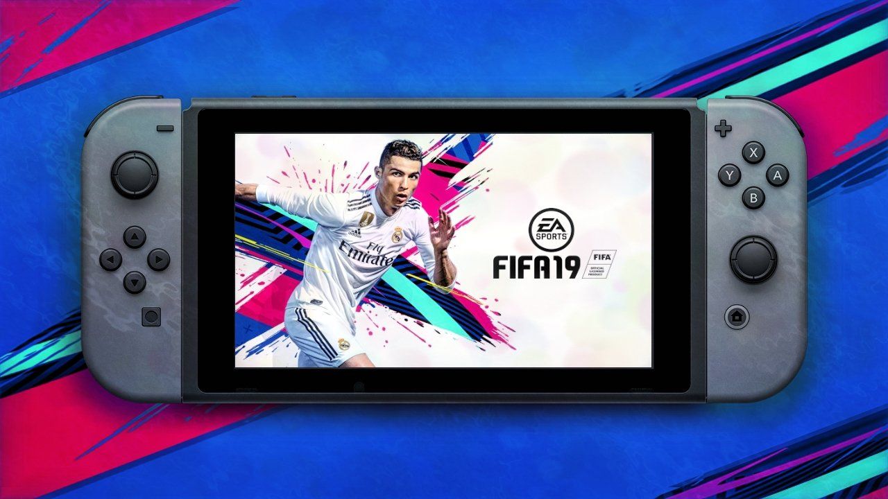 FIFA 19 para Nintendo Switch se muestra en modo portátil