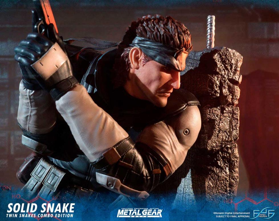 ¿Ya viste la nueva figura de Solid Snake Twin Snakes?