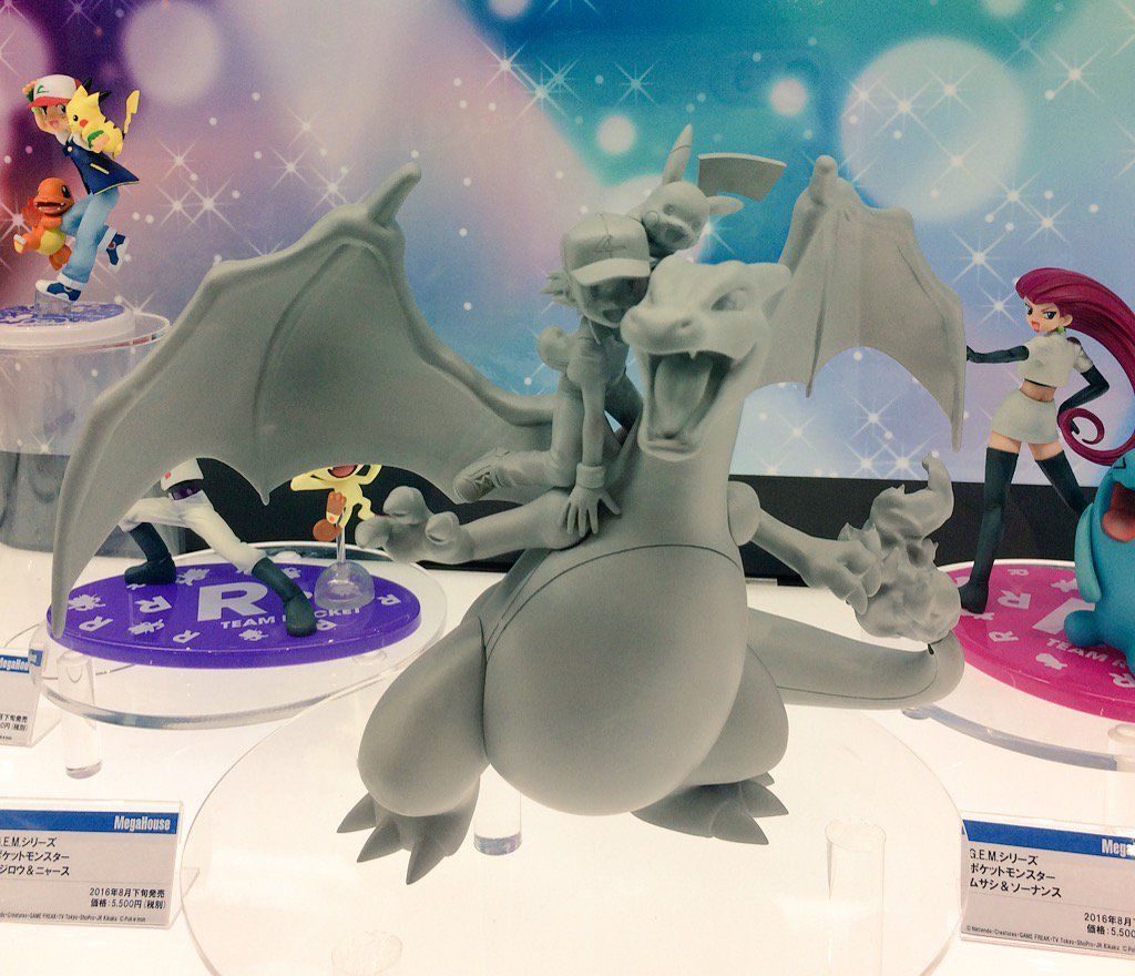 ¿Ya viste esta impresionante figura de Pikachu, Ash y Charizard para Japón?