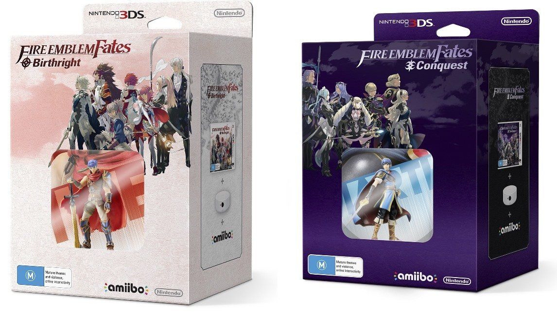 Fire Emblem Fates lanza pack especial con amiibo para Nueva Zelanda