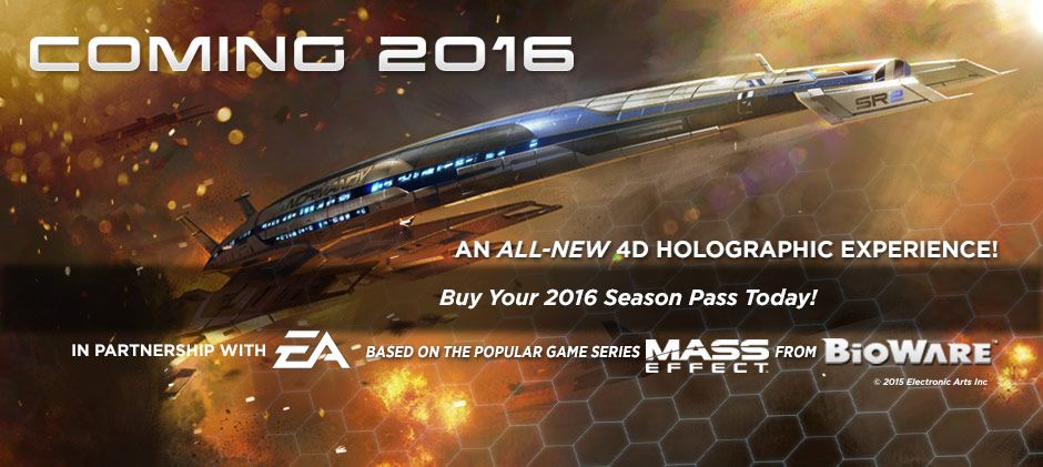 Mass Effect tendrá su propia atracción para el próximo año