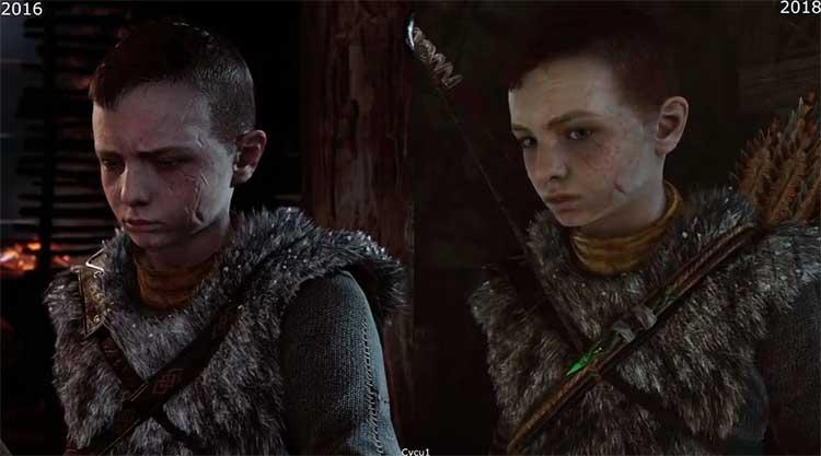 Un artista de God of War niega el downgrade al juego