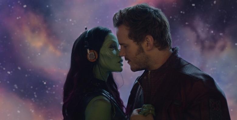 Vemos a Gamora y Star Lord en este detrás de las cámaras de Guardianes de la Galaxia