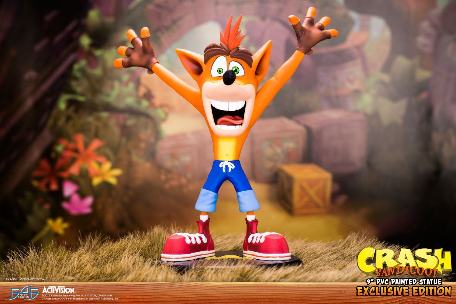 ¿Ya viste la nueva figura de Crash con motivo de Crash Bandicoot N. Sane Trilogy?