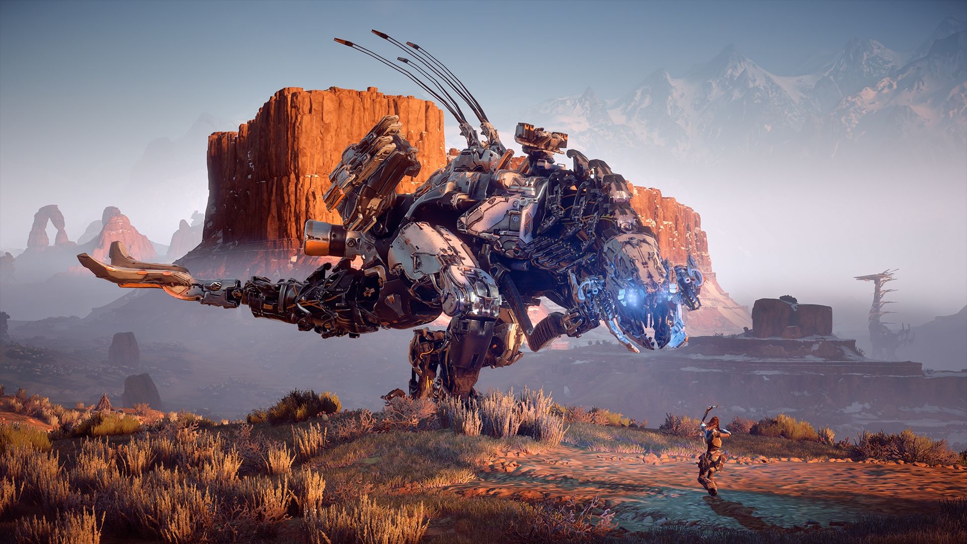 Horizon Zero Dawn se muestra en un nuevo gameplay