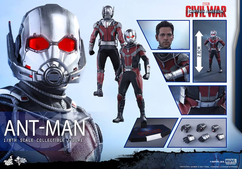 Hot Toys nos muestra las primeras imágenes de su figura de Ant-Man