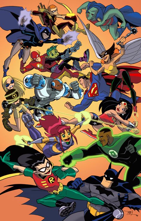 Justice League vs Teen Titans