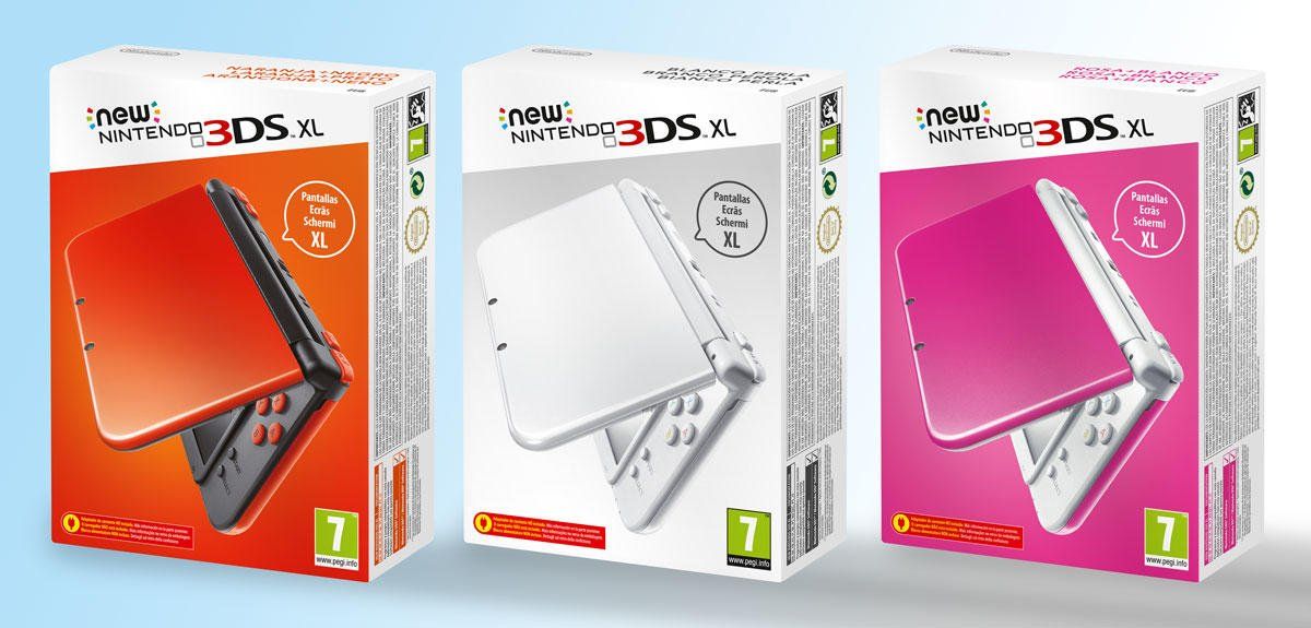 Nuevos colores para New Nintendo 3DS XL para este próximo 11 de noviembre