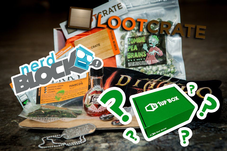 Lo que querías saber sobre Loot Crate, 1upbox y Nerd Block