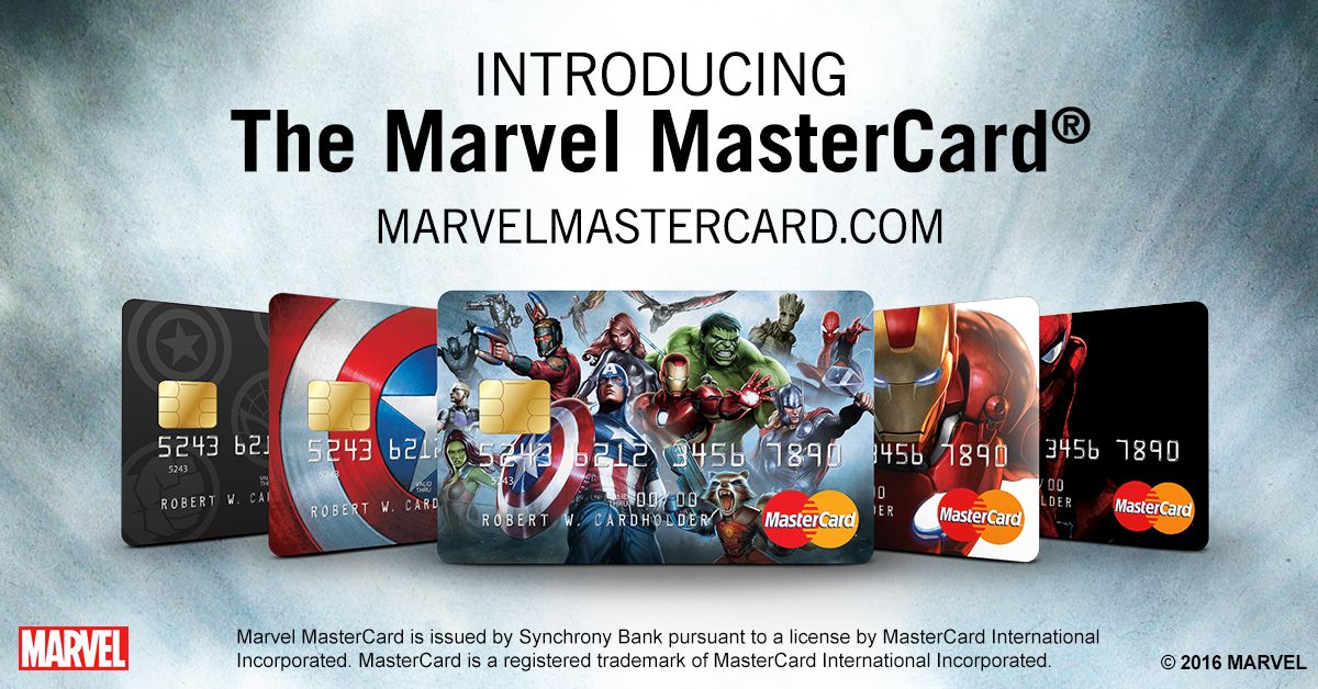 Éstas son las nuevas tarjetas de crédito de Marvel