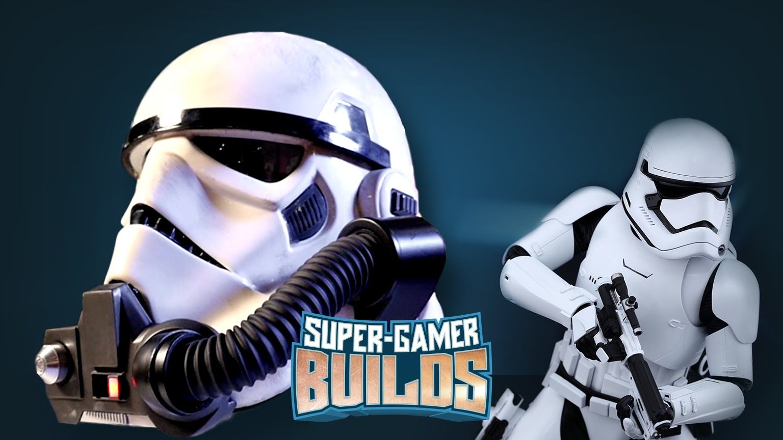 PlayStation: recreación los cascos de Stormtrooper y comando rebelde de Star Wars
