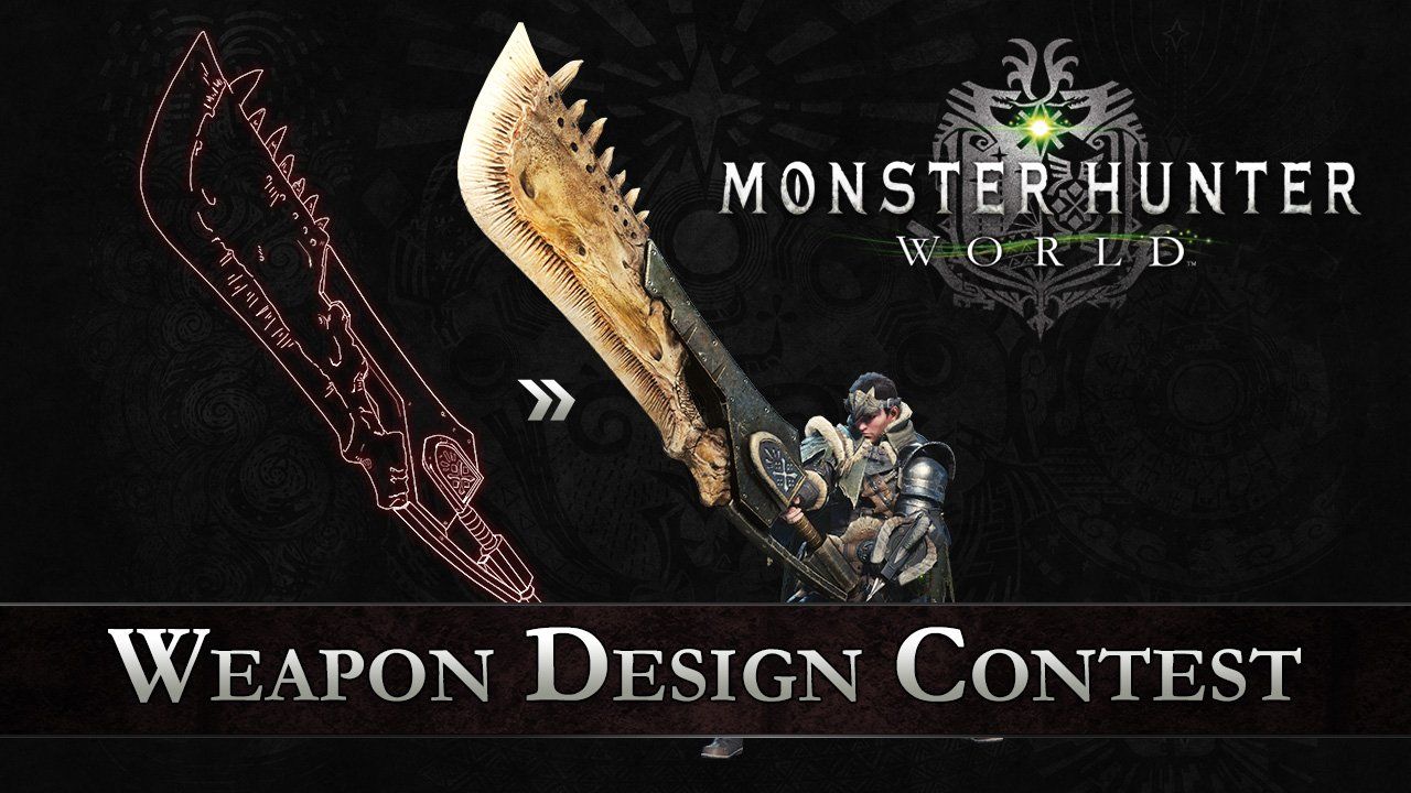 Diseña tu propia arma en Monster Hunter World