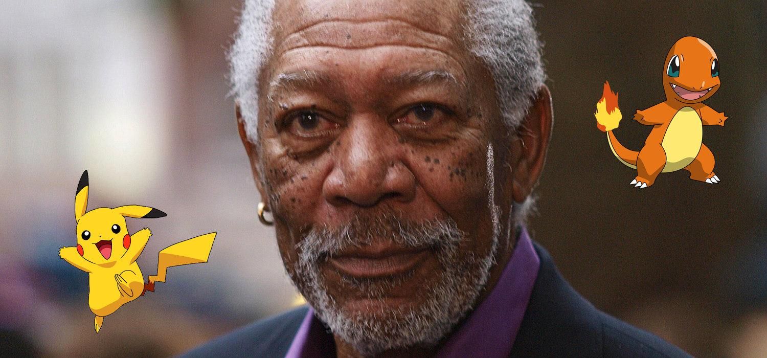 Morgan Freeman nos narra cómo captura un Pokémon