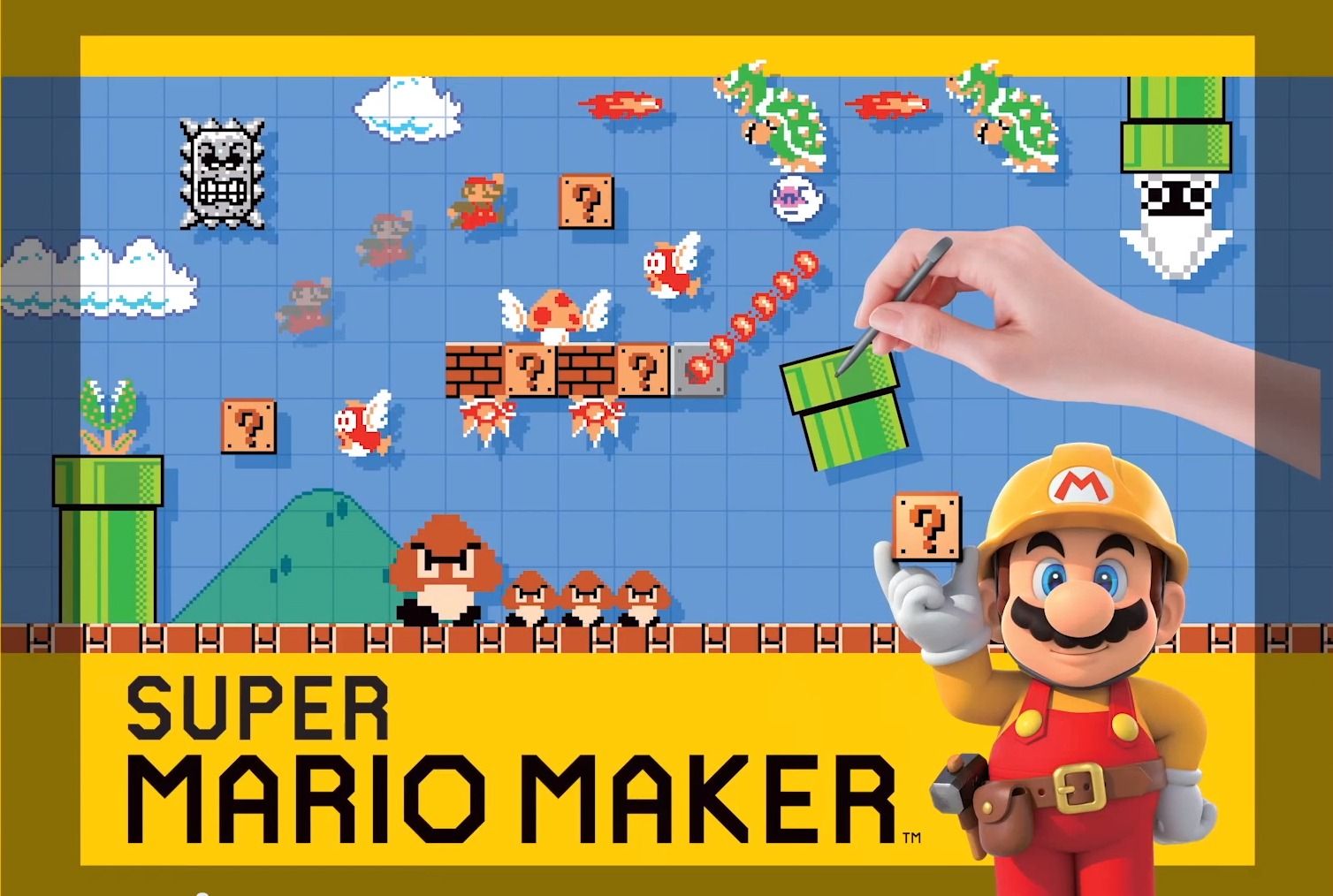 Super Mario Maker retará a los jugadores para desbloquear las herramientas dentro del juego