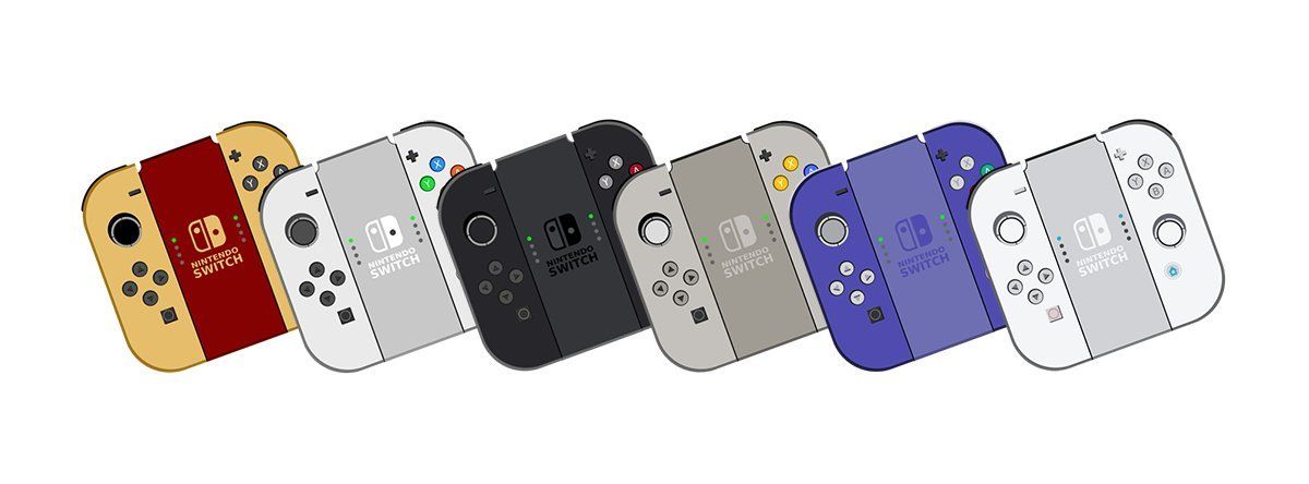 Mira estos diseños del control de Nintendo Switch hechos por un fan
