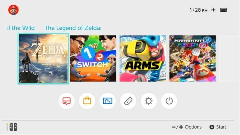 ¿Ya viste la interfaz de Nintendo Switch?
