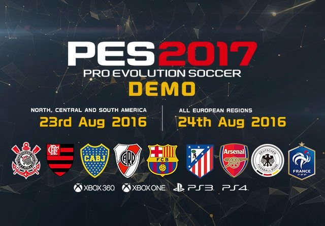 Ya puedes descargar el demo de PES 2017