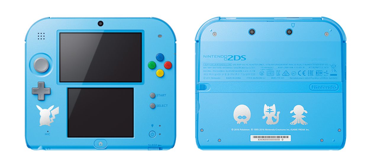 Nintendo lanzará un nuevo modelo de Nintendo 2DS de Pokémon Sun & Moon