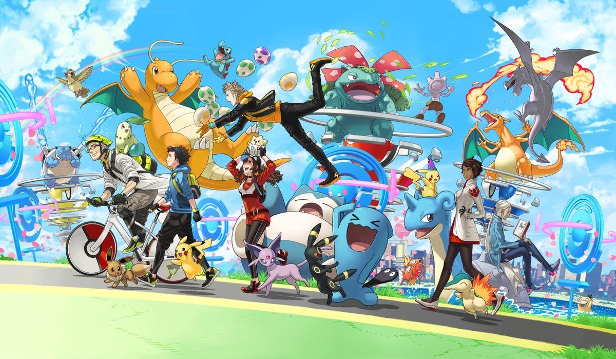 Pokémon GO está celebrando su primer aniversario con un nuevo arte