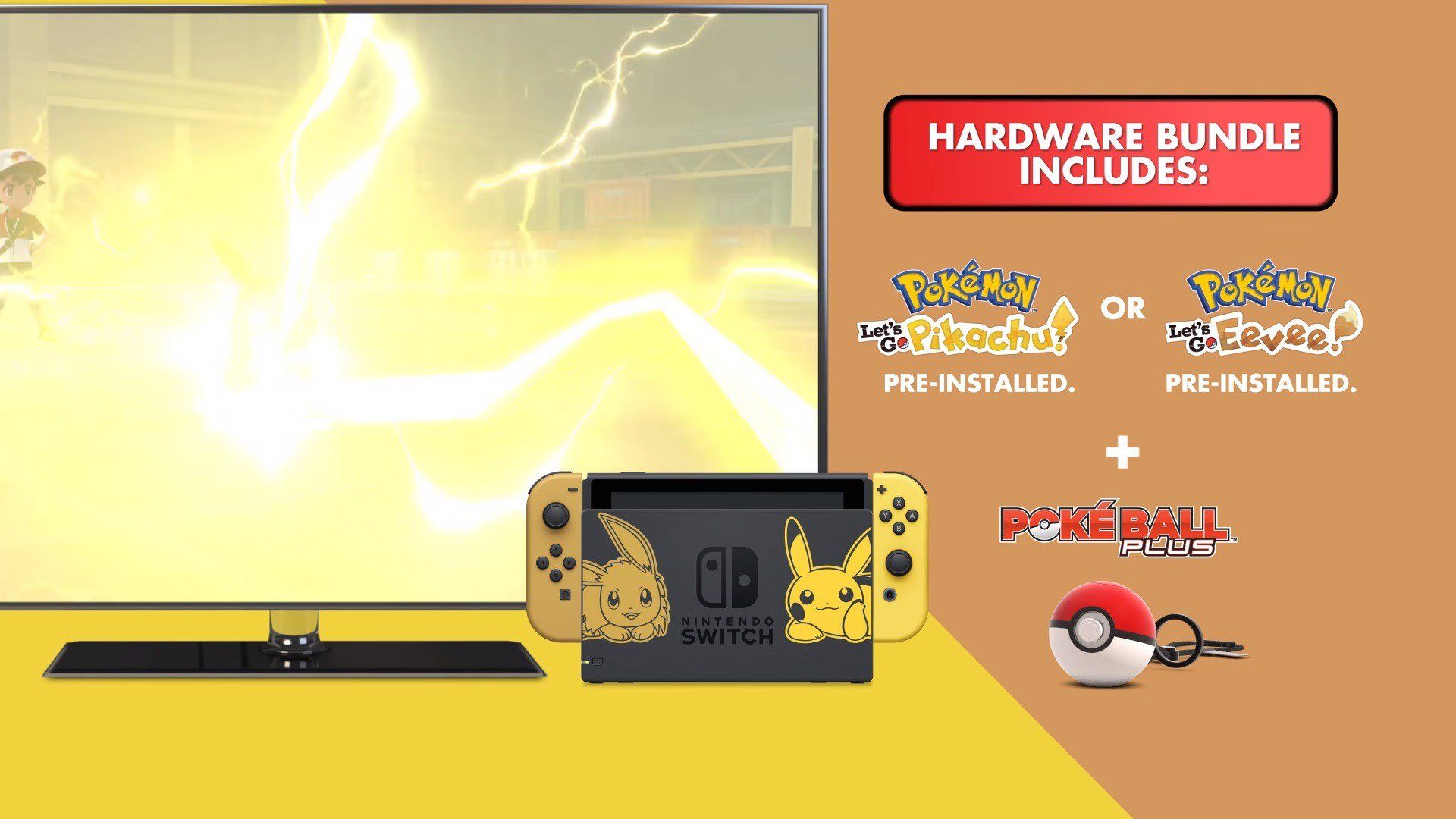 Nintendo Switch tendrá un bundle especial de Pikachu & Eevee
