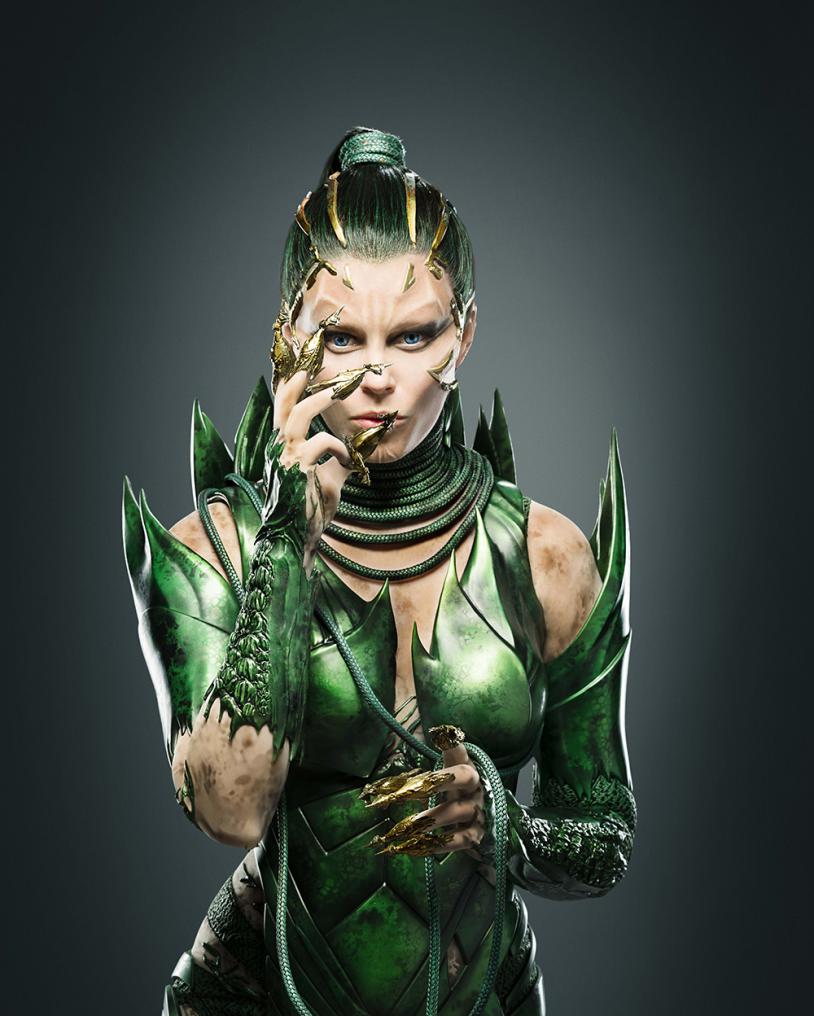 Primer vistazo a Elizabeth Banks como Rita Repulsa en los Power Rangers!