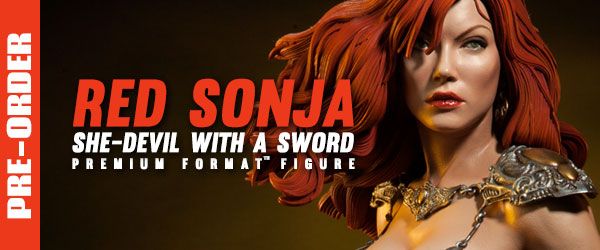 SideShow presenta su escultura de Red Sonja Premium Format