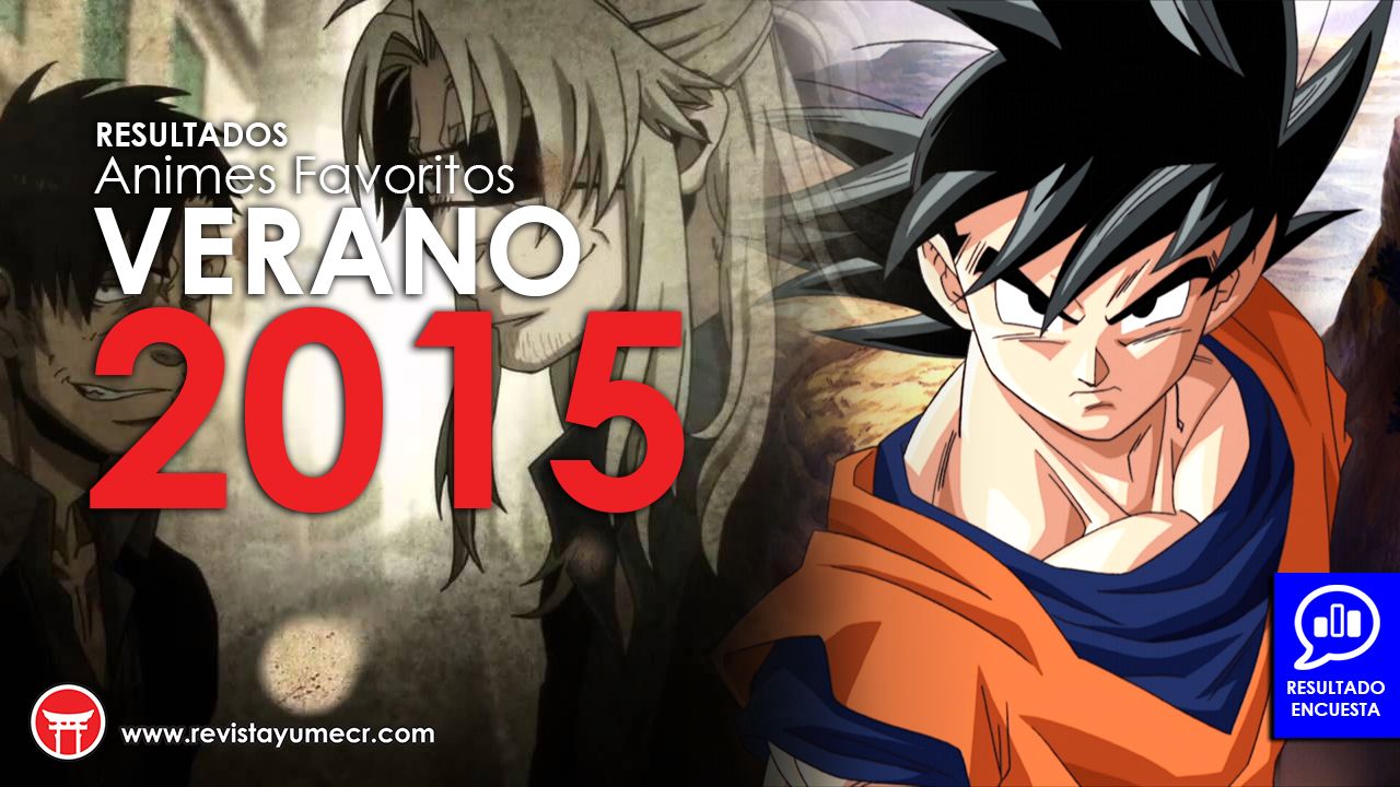 RESULTADOS: Animes Favoritos de la Temporada de Verano 2015 – Latinoamérica