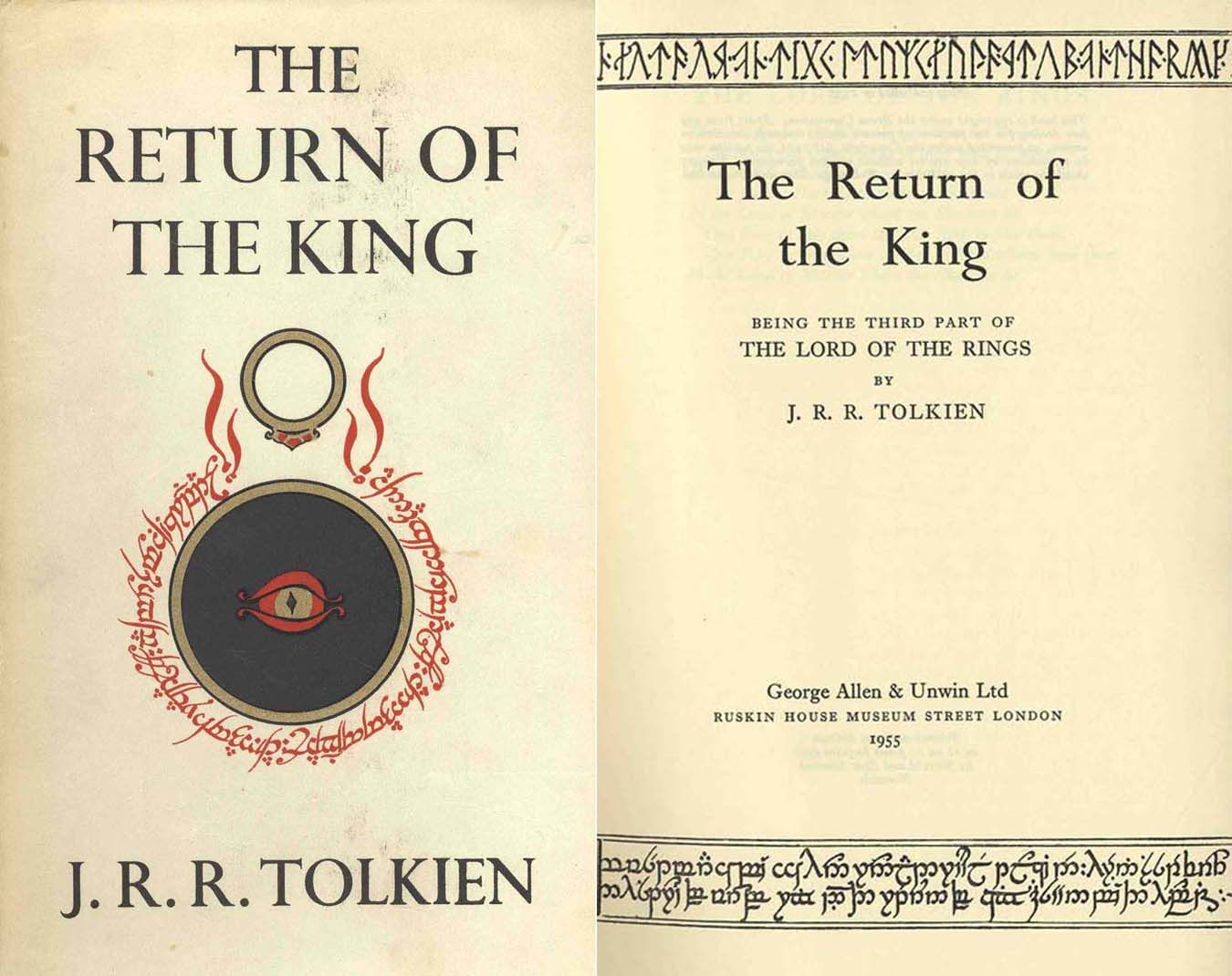 El Retorno del Rey de Tolkien cumple hoy 60 años de publicado.